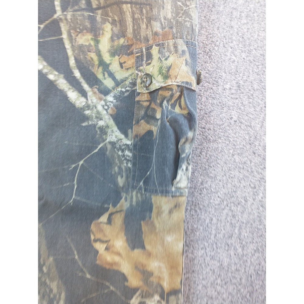 Mossy Oak Apparel Explorer Midweight Camo Cargo Pants Mens XL Break-Up Hunting - Picture 5 of 16